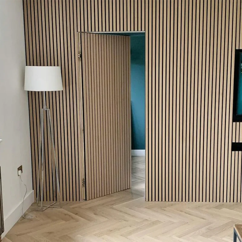 Porta invisível sem moldura